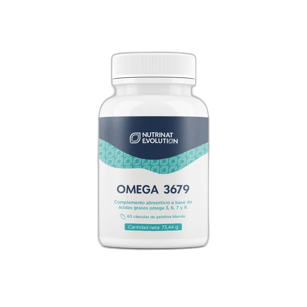 Omega 3, 6, 7 y 9 - 60 perlas - Nutrinat Evolution