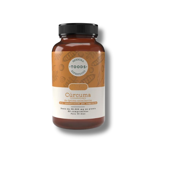 [8426494260027] Tood's Cúrcuma - 60 comprimidos - Herbora