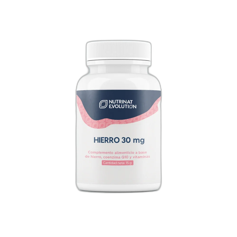[8437010204067] Hierro 30 Mg - 30 cápsulas vegetales  - Nutrinat Evolution