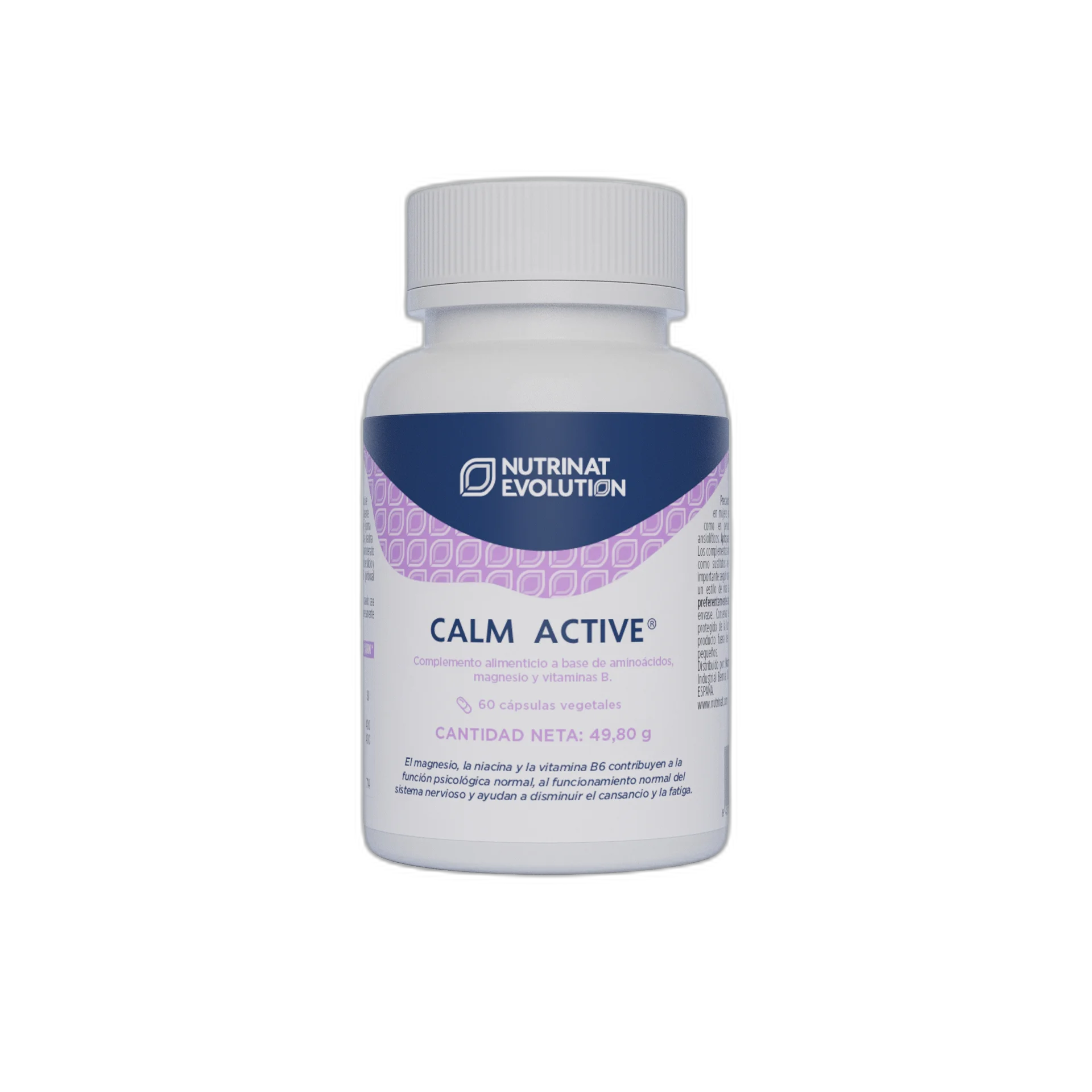 Calm Active®  - 60 cápsulas vegetales - Nutrinat Evolution