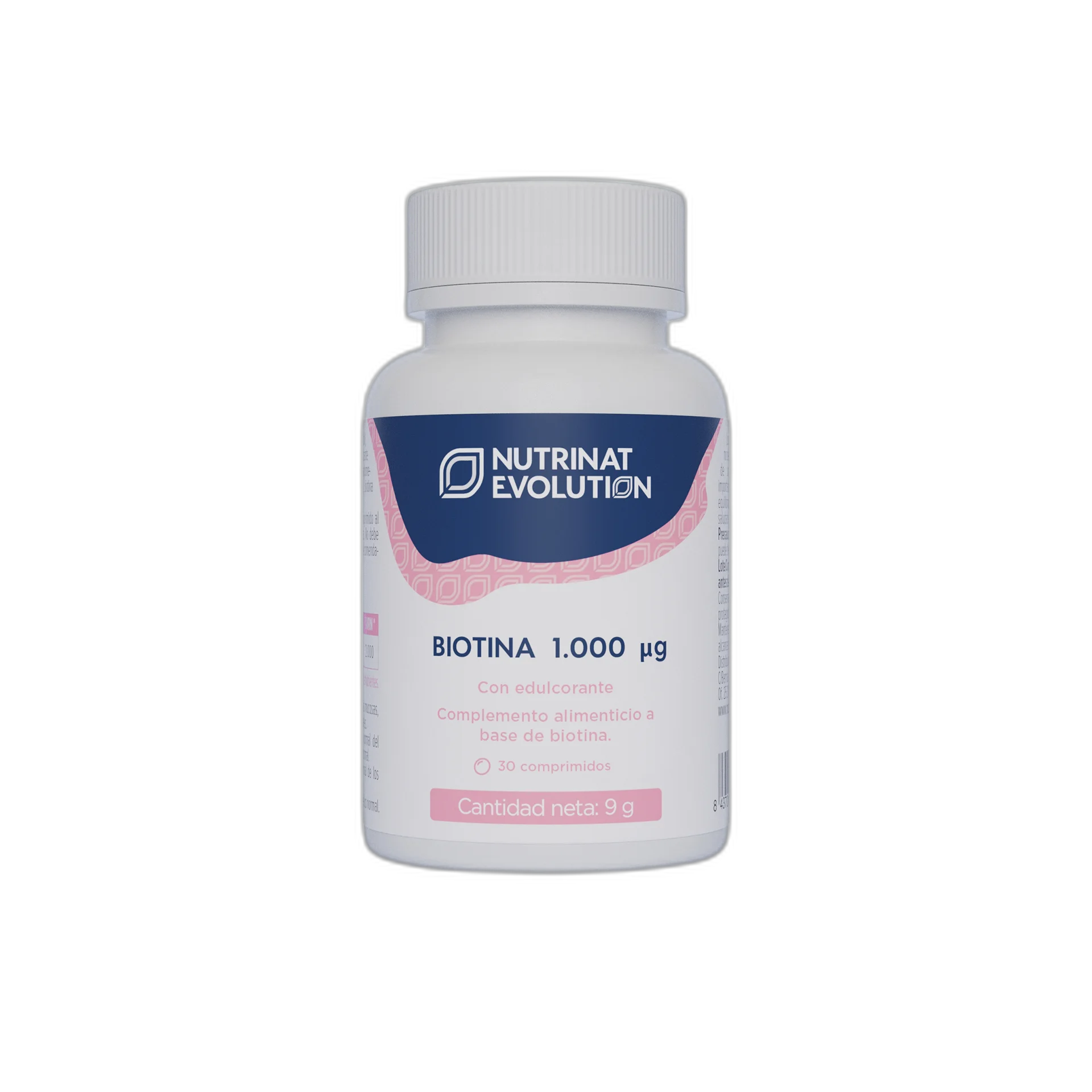 [8437010204289] Biotina 1.000 Μg   - 30 comprimidos - Nutrinat Evolution