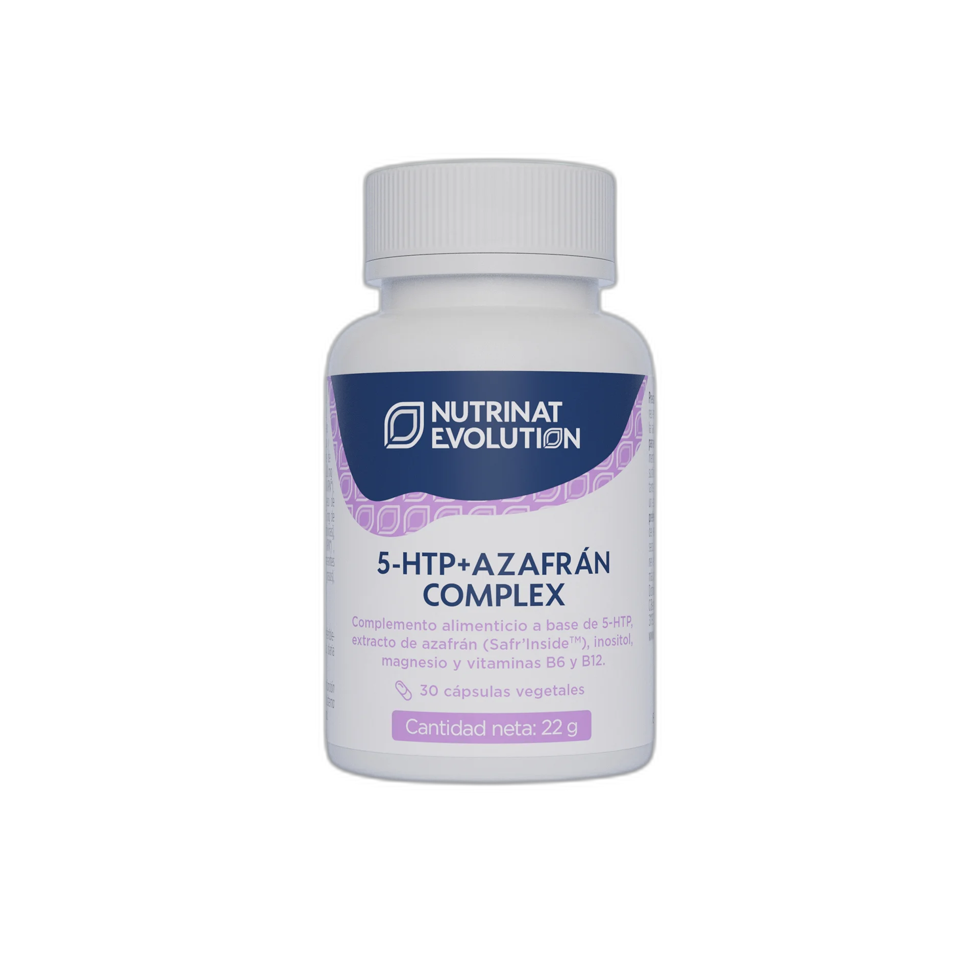 5-Htp + Azafran Complex     - 30 cápsulas vegetales - Nutrinat Evolution