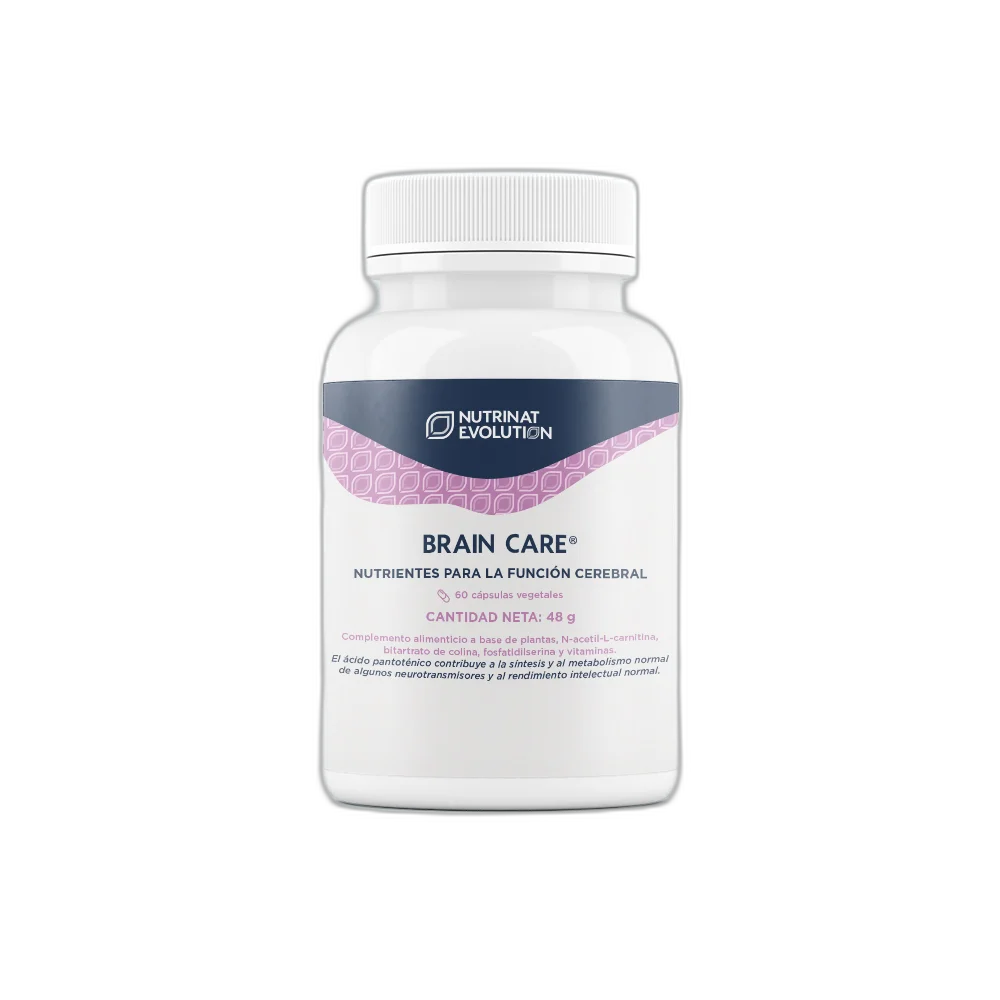 Brain Care® - 60 cápsulas vegetales  - Nutrinat Evolution