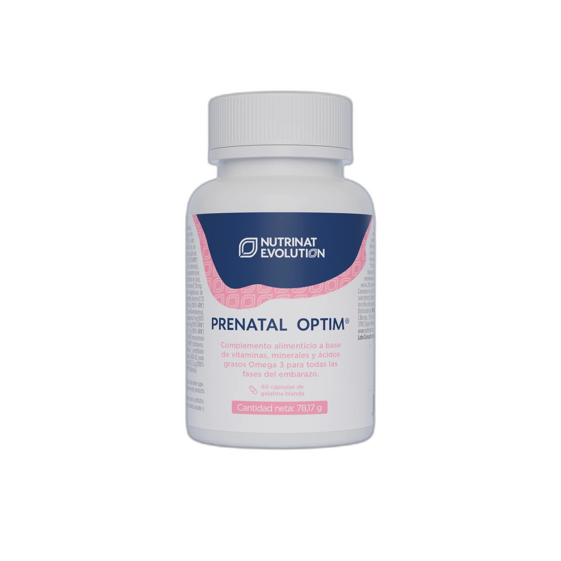 Prenatal Optim®   - 60 cápsulas  - Nutrinat Evolution