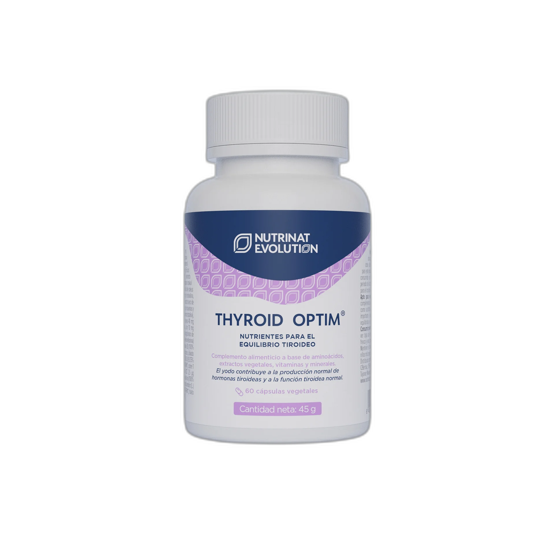 [8437010204500] Thyroid Optim®     - 60 cápsulas vegetales  - Nutrinat Evolution
