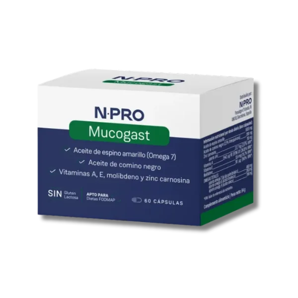 [8425402776650] Mucogast - 60 cápsulas - NPro