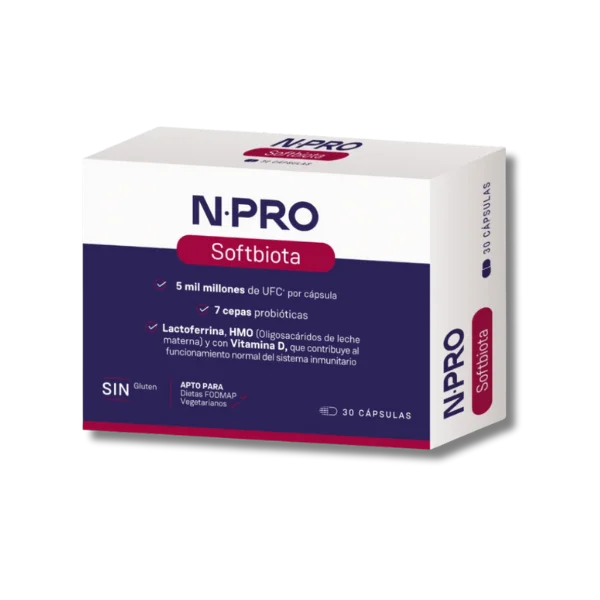 [8425402776681] Softbiota - 30 cápsulas - NPro