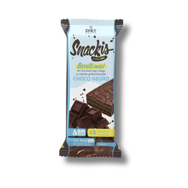 [8426494244102] Snackis compleat choco negro - 35 gramos - Herbora