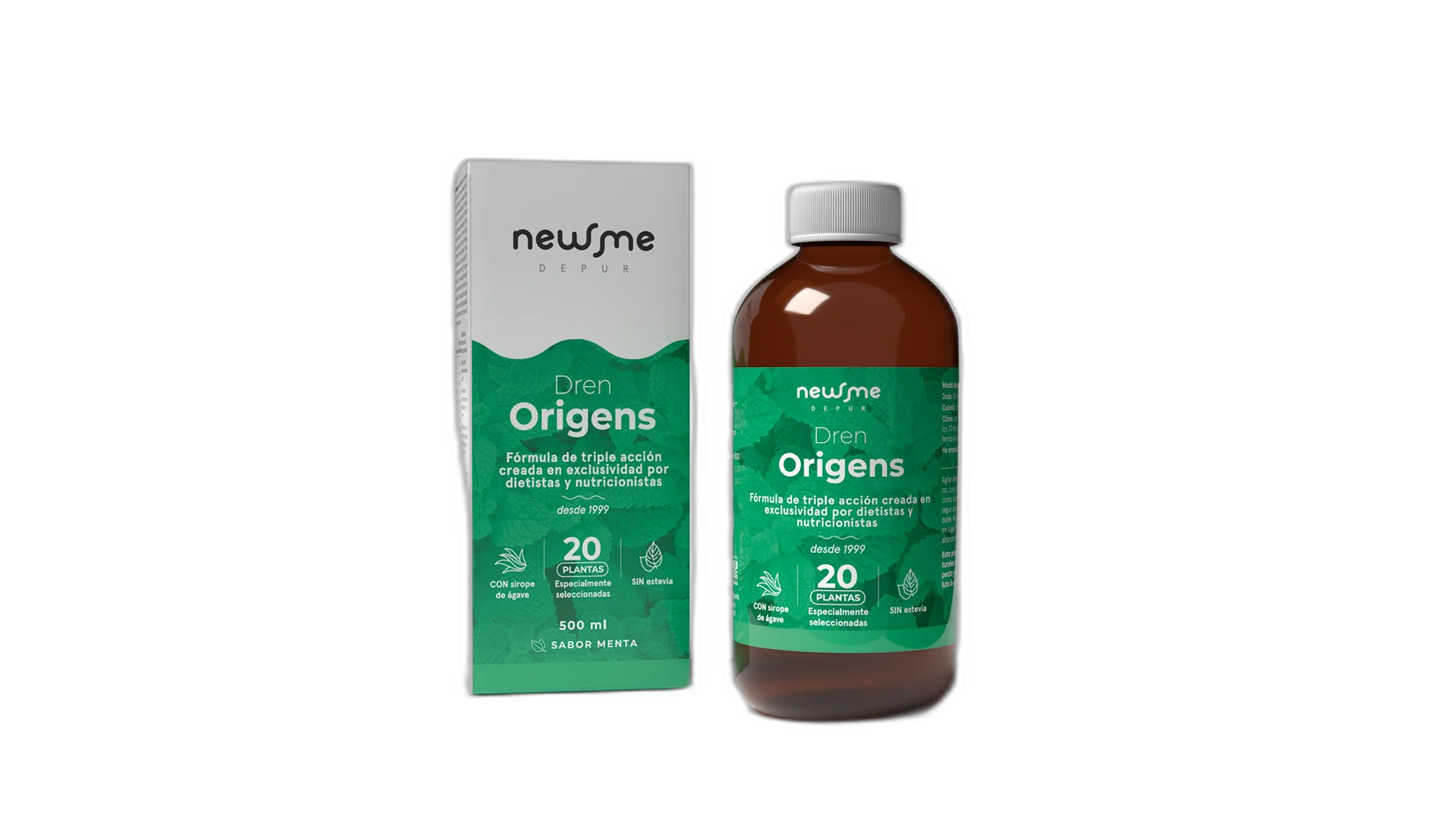 [8426494150021] Dren Origens - 500 ml - Newme Depur - Herbora