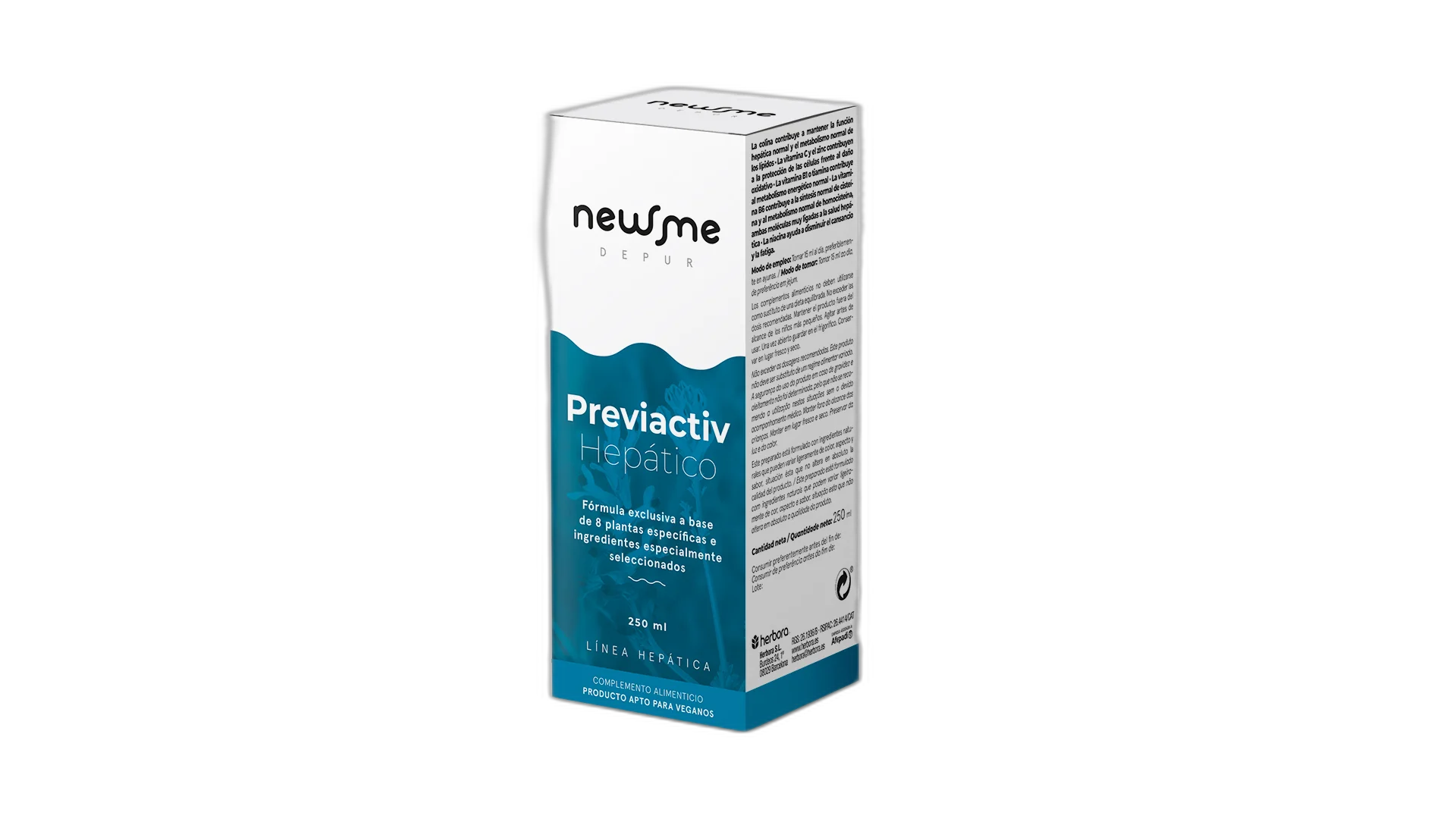 [8426494152025] Previactiv Hepático - Newme Depur - Herbora