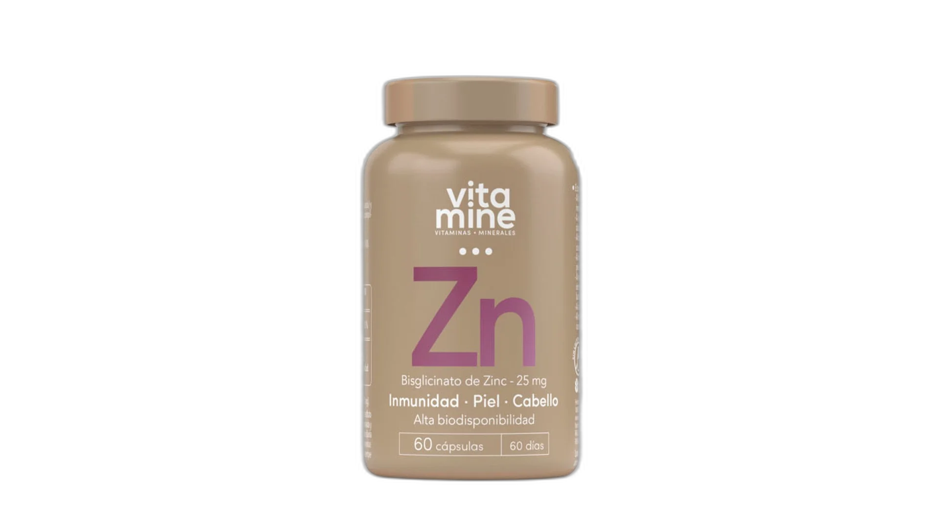 [8426494202065] Bisglicinato de Zinc - 60 cápsulas - Herbora