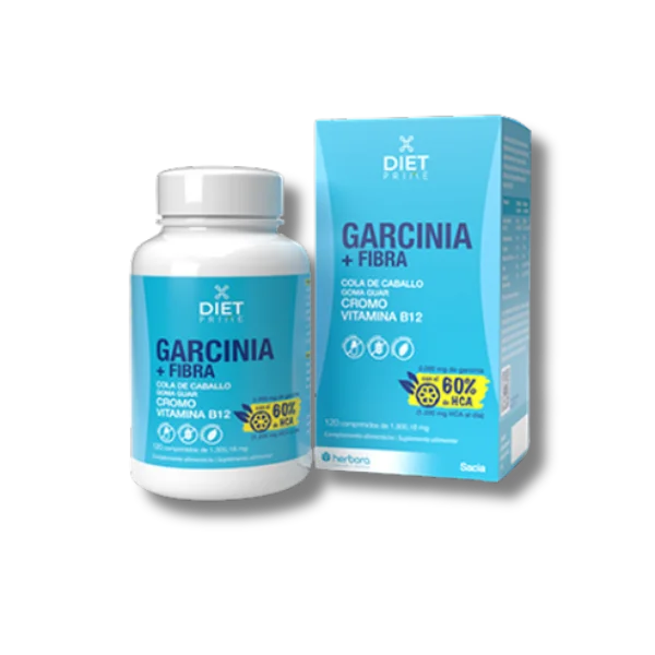 [8426494244027] Garcinia + Fibra - 120 comprimidos - Herbora