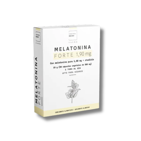 [8426494142040] Melatonina Forte 1,90 Mg - 30 cápsulas vegetales - Herbora